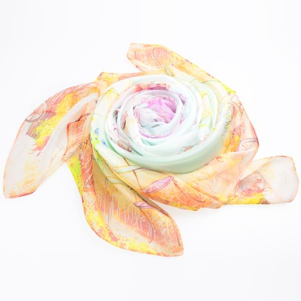 韓版真絲圍巾 韓版真絲圍巾