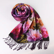 女士印花披肩 女士印花披肩