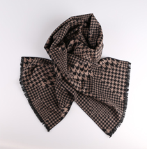 新款千鳥格圍巾 新款千鳥格圍巾