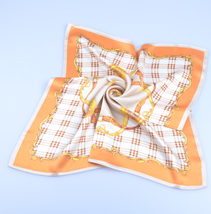 高檔素縐緞圍巾