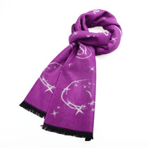 時(shí)尚提花星座圍巾